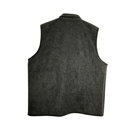 GAP Men's Charcoal Zip-Up Vest with Two Front Pockets - Picture 2 of 7